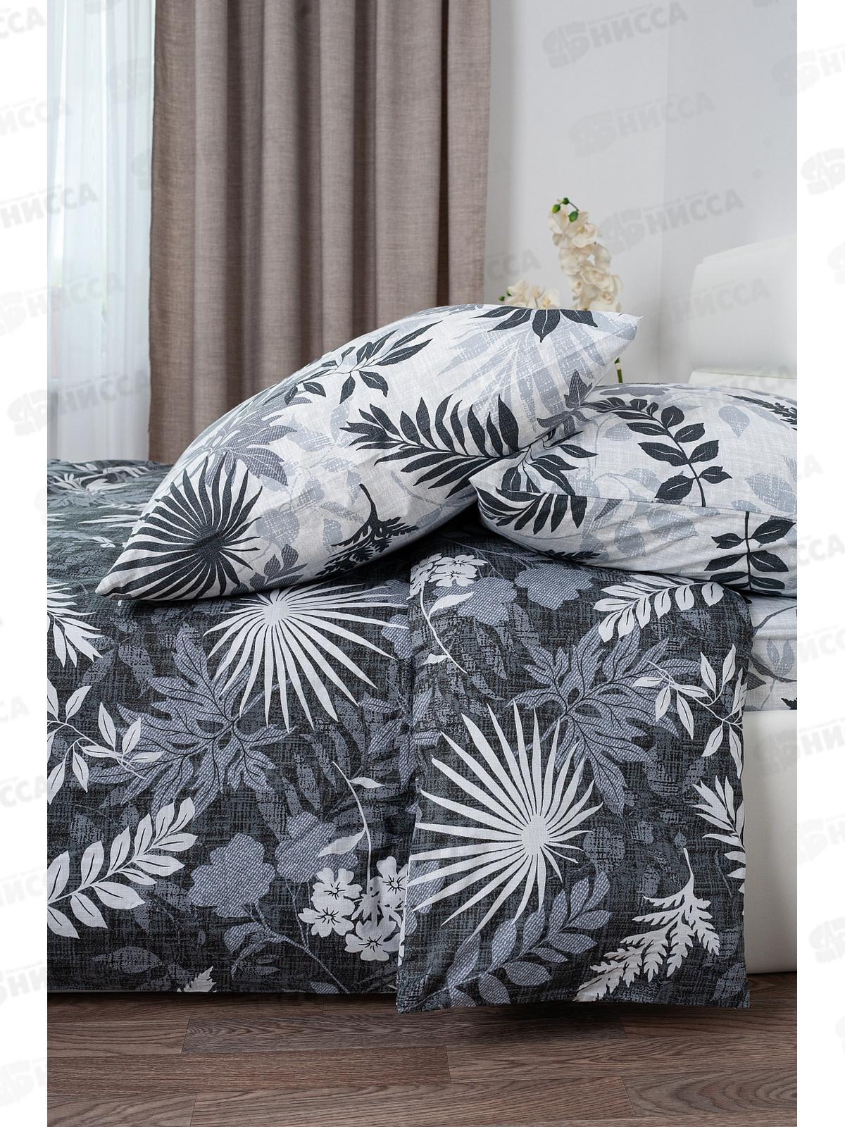 Комплект постельного белья 1,5сп Поплин Икебана