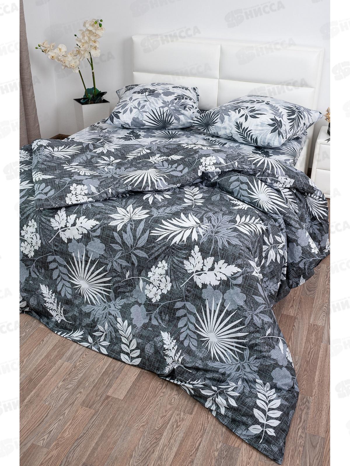 Комплект постельного белья 1,5сп Поплин Икебана