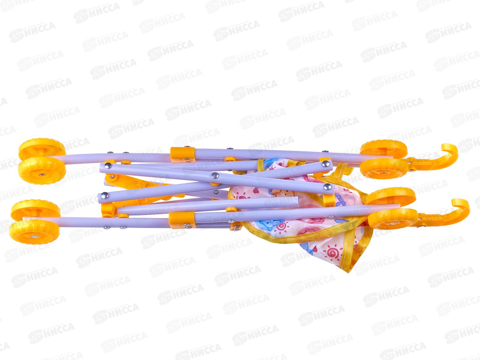 Коляска-трость для кукол 2392183 пластмассовая в пакете 45,5*14*6,5