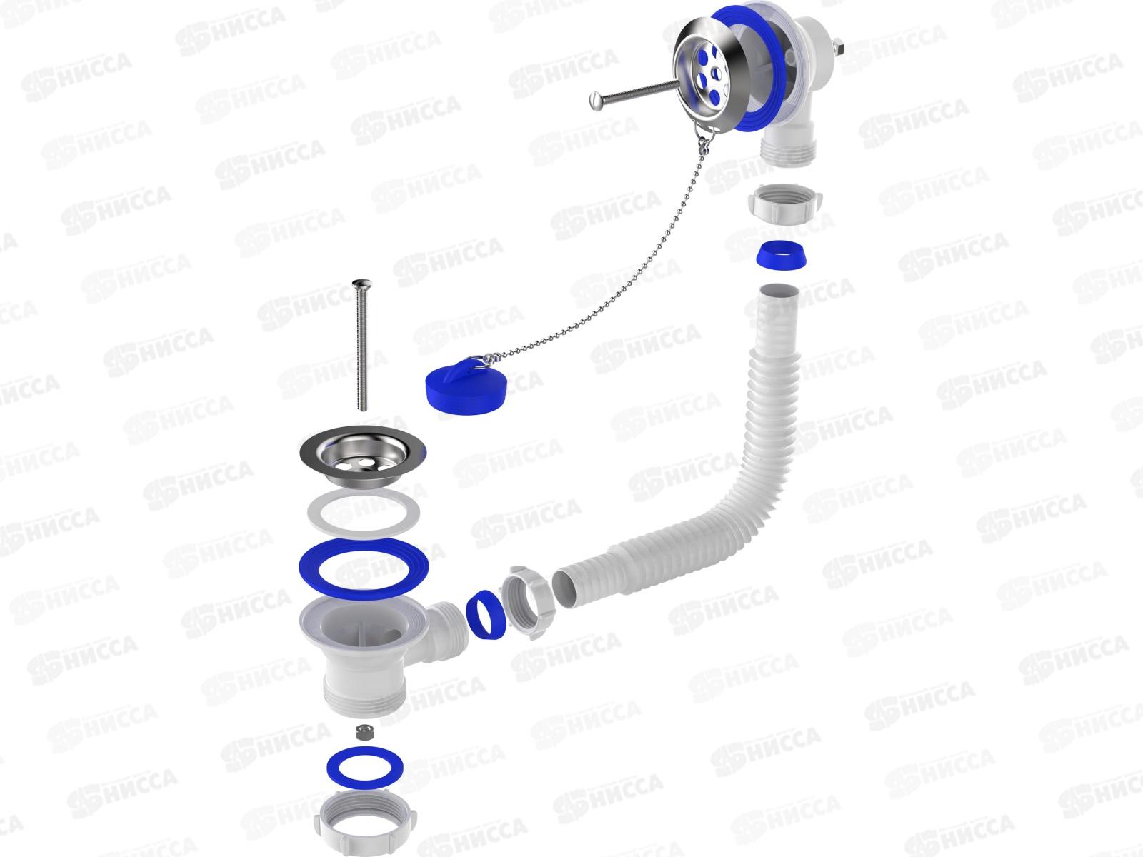 Выпуск 1 1/2&quot для ванны с переливом, NV101-40-MR  *40