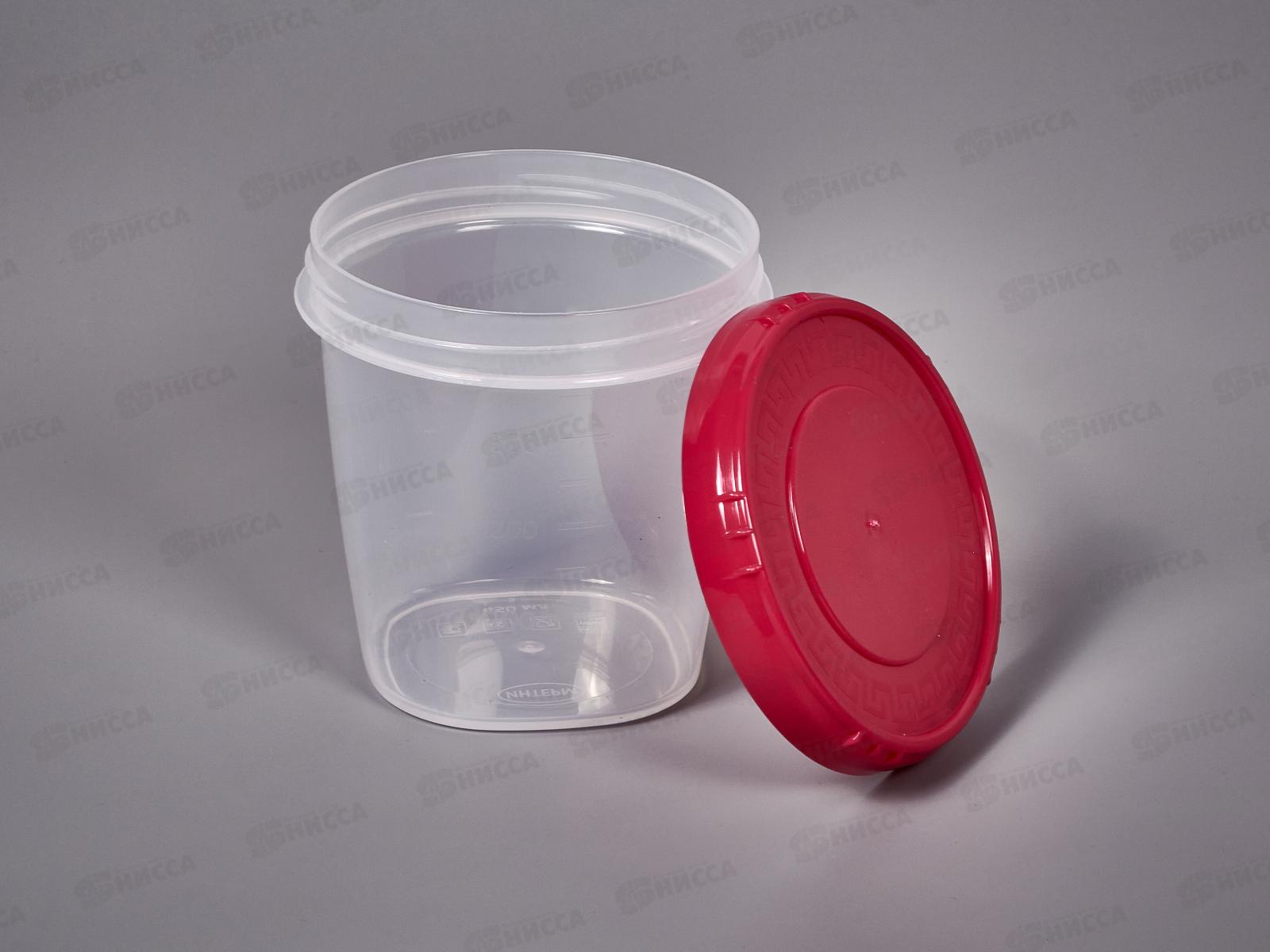 Емкость (Банка) 450мл фуксия *60