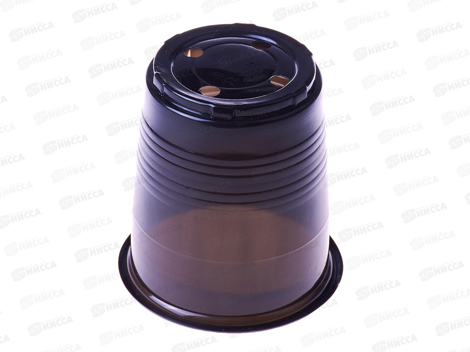 Емкость для рассады 4отвестия 500мл черные *100/1200