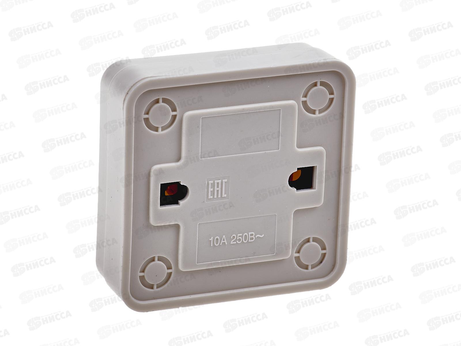 Выключатель с подсветкой Прогресс FITо/у 2кл бежевый *10/200