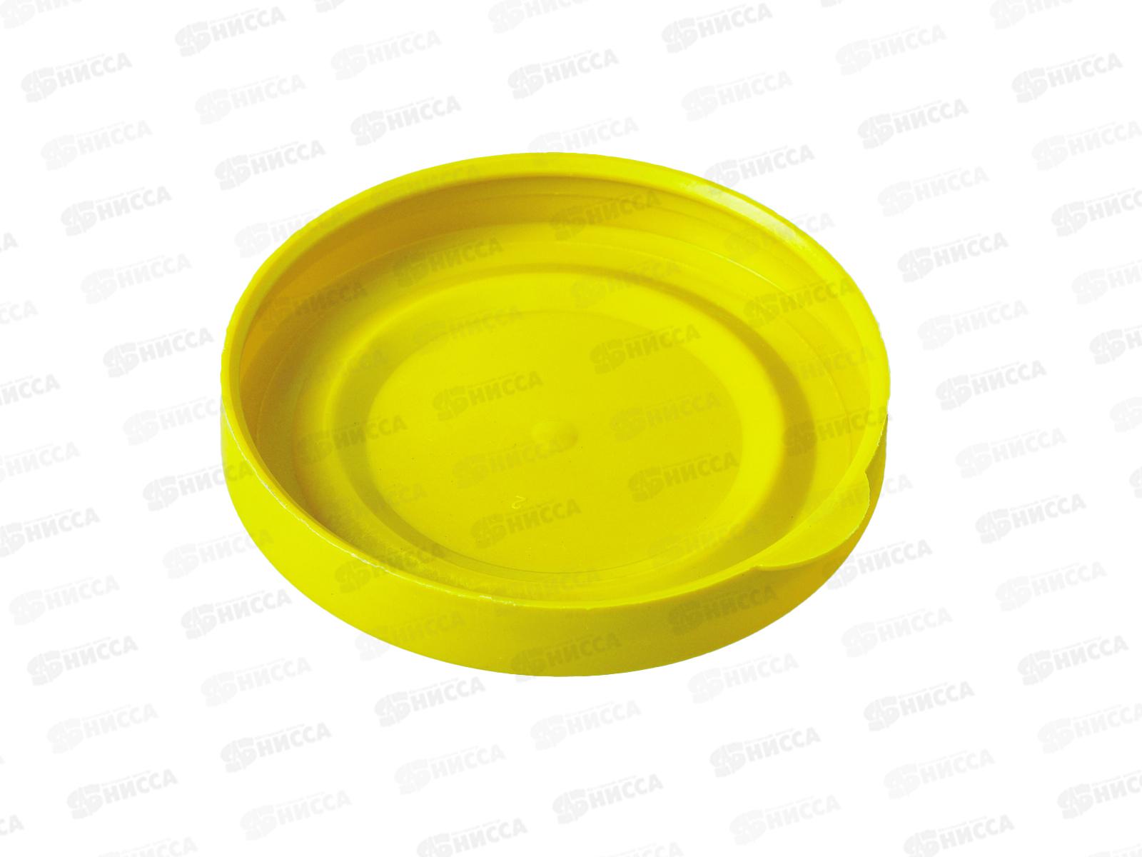 Крышка полиэтиленовая цветная *400 желтая  ИНТ