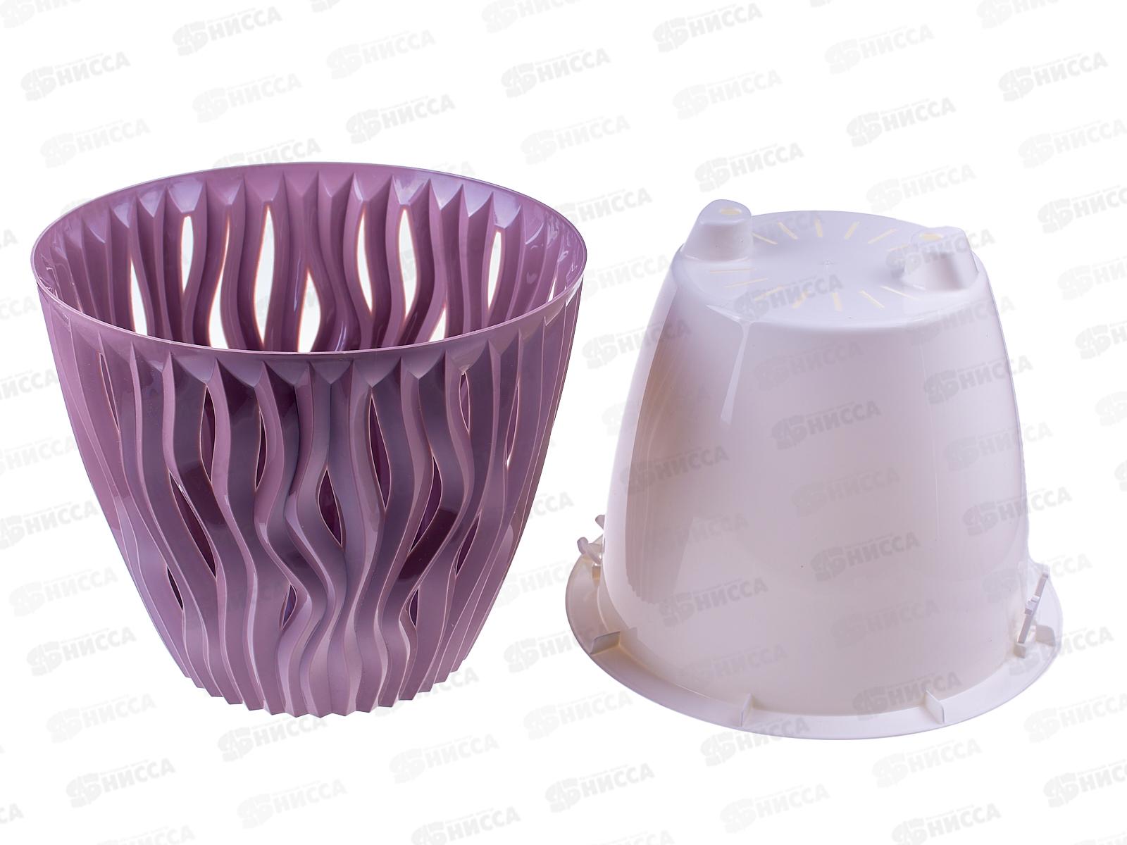 Кашпо &quotВдохновение&quot 5,7л Пыльная роза КШ-9968 *8