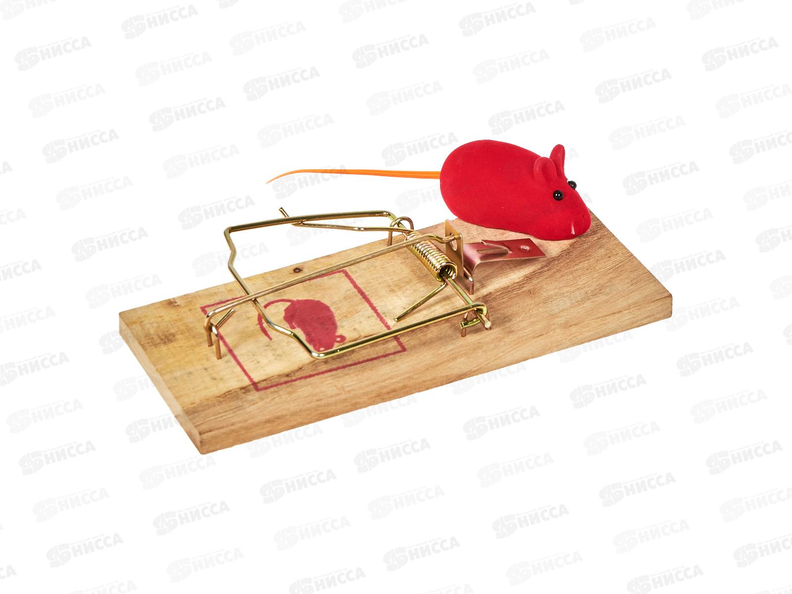 Мышеловка деревянная 17,5х8см, AL-23232-2  *200