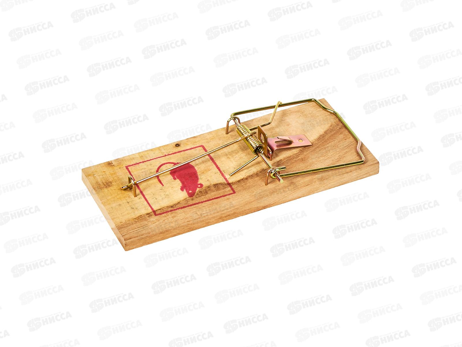 Мышеловка деревянная 17,5х8см, AL-23232-2  *200