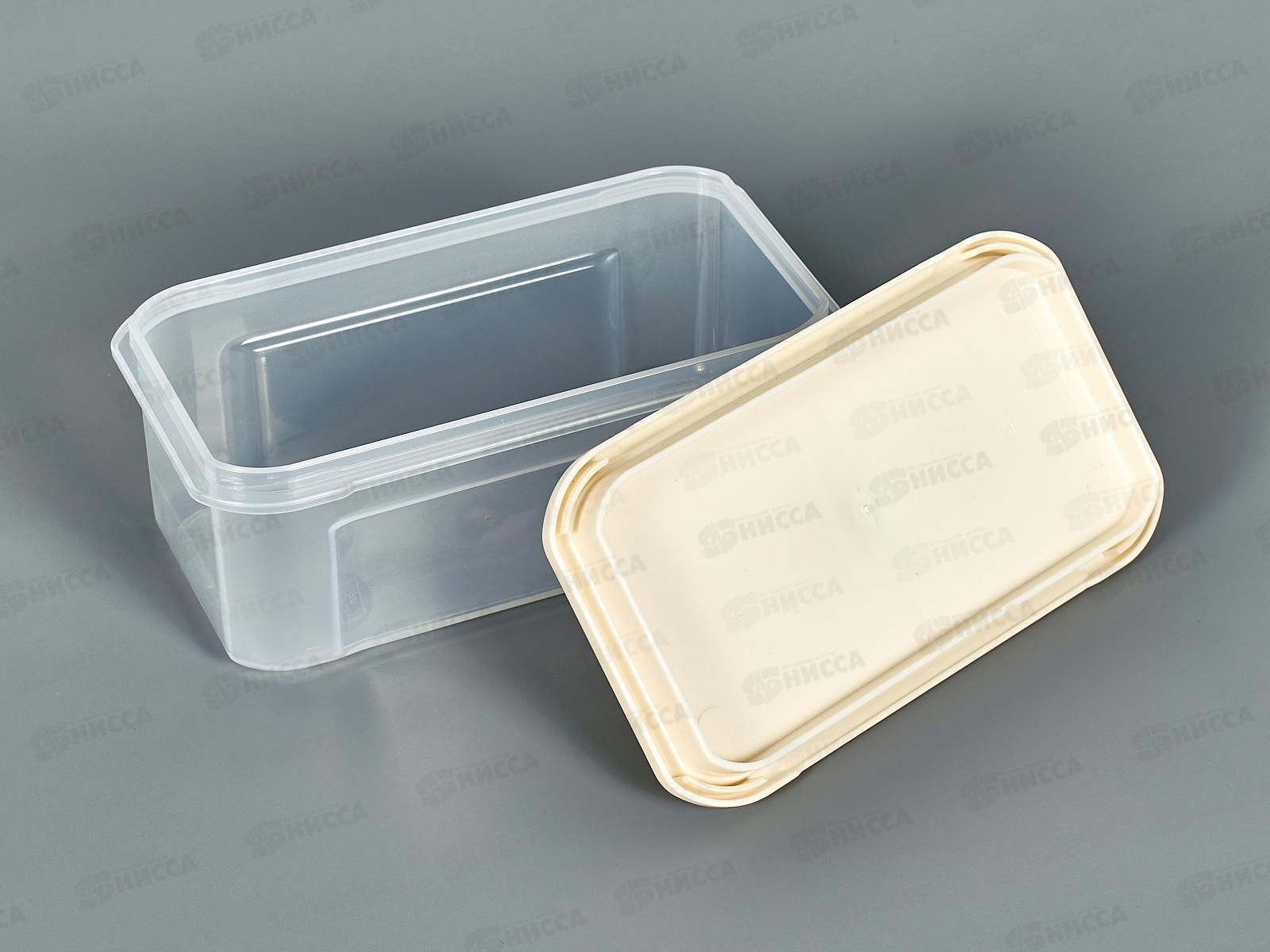 Емкость для продуктов &quotModena&quot прямоугольная 0,5л (светло-бежевая) 221111425/01 *12