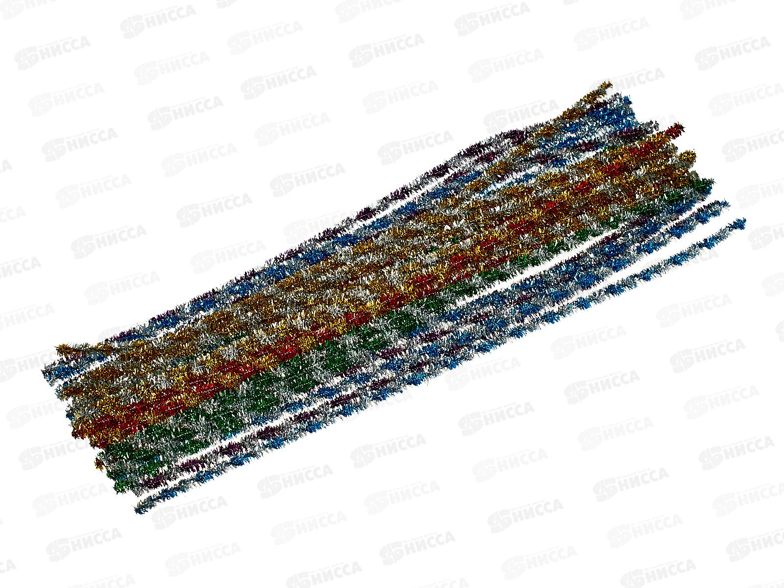 Проволока пушистая DeVente Шенил спираль 0,6*30 30шт ассорти 8000308