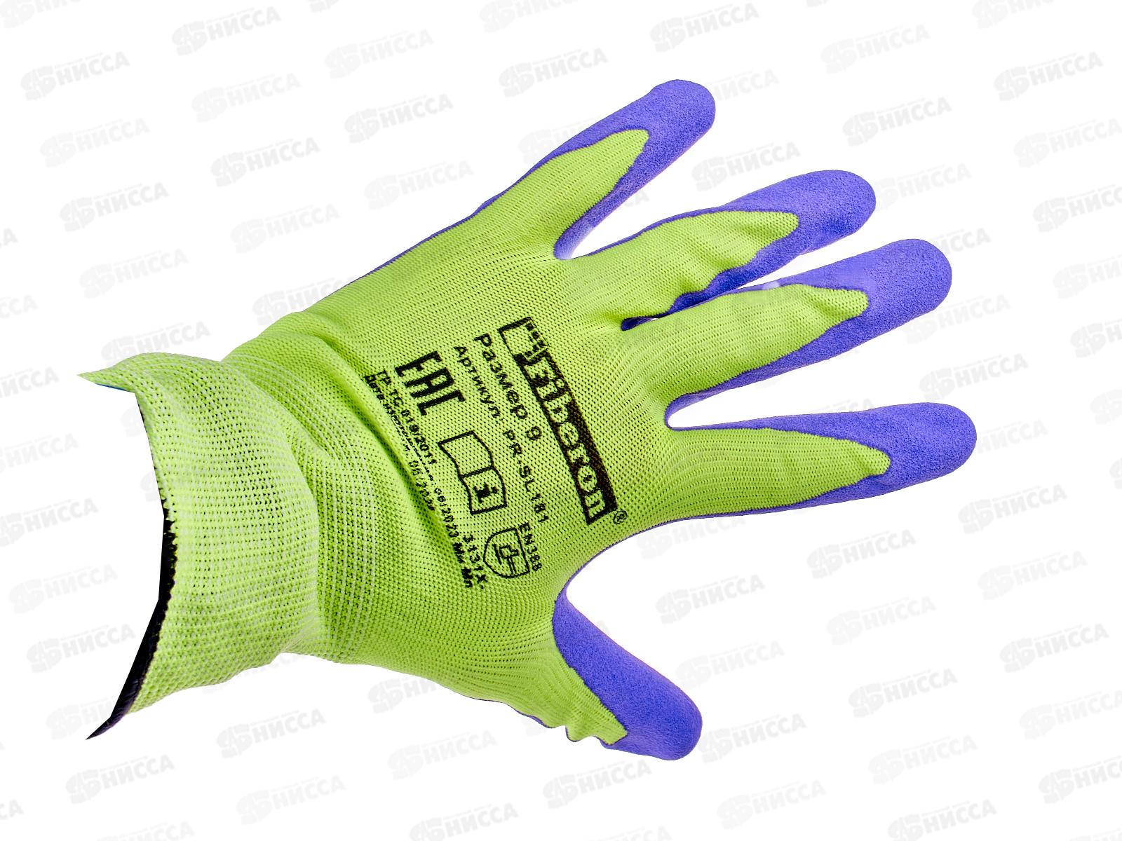 Перчатки из полиэстер с покрытием PR-SL181 р.L Fiberon *12/60