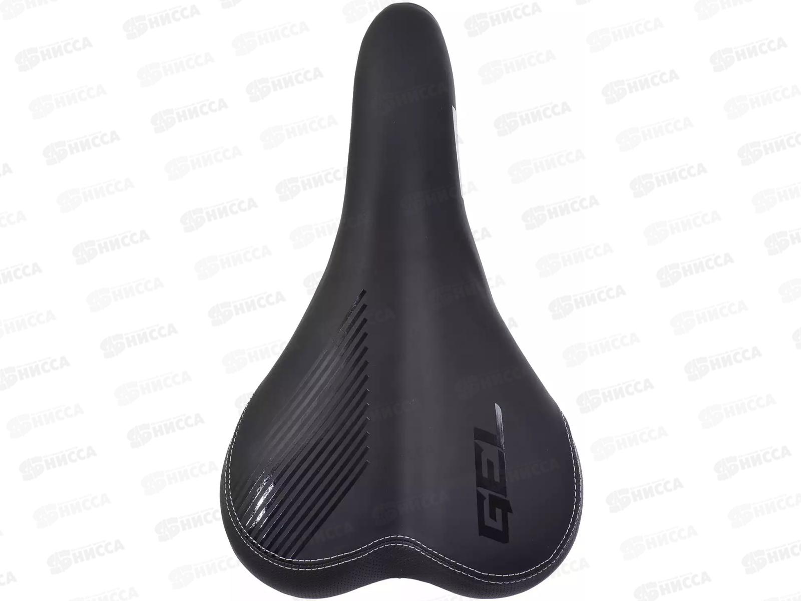 Седло велосипедное SOFT GEL 275х160мм RUSH HOUR, 366463    гб