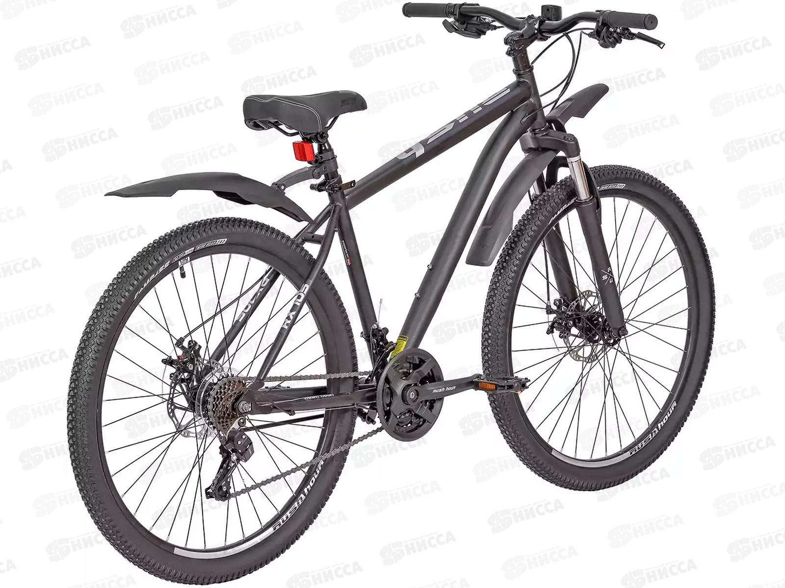 Велосипед 27,5&quot 21ск RUSH RX 705 DISC ST черный рама 16&quot, 331150