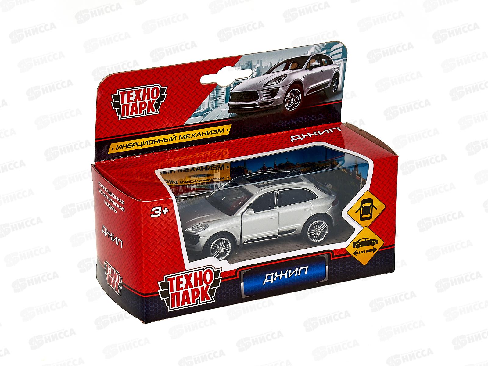Машина &quotТЕХНОПАРК&quot металлическая Джип, 10см инерционная, в ассорт., 365142