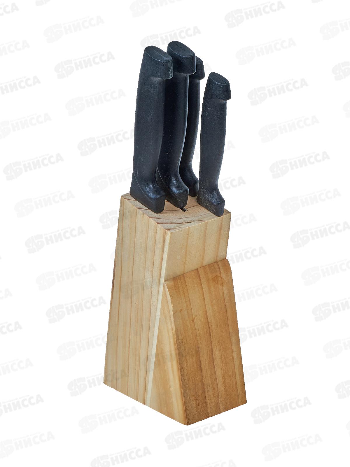 Набор ножей 5пр подствка дерево №1 AST-004-HH-003