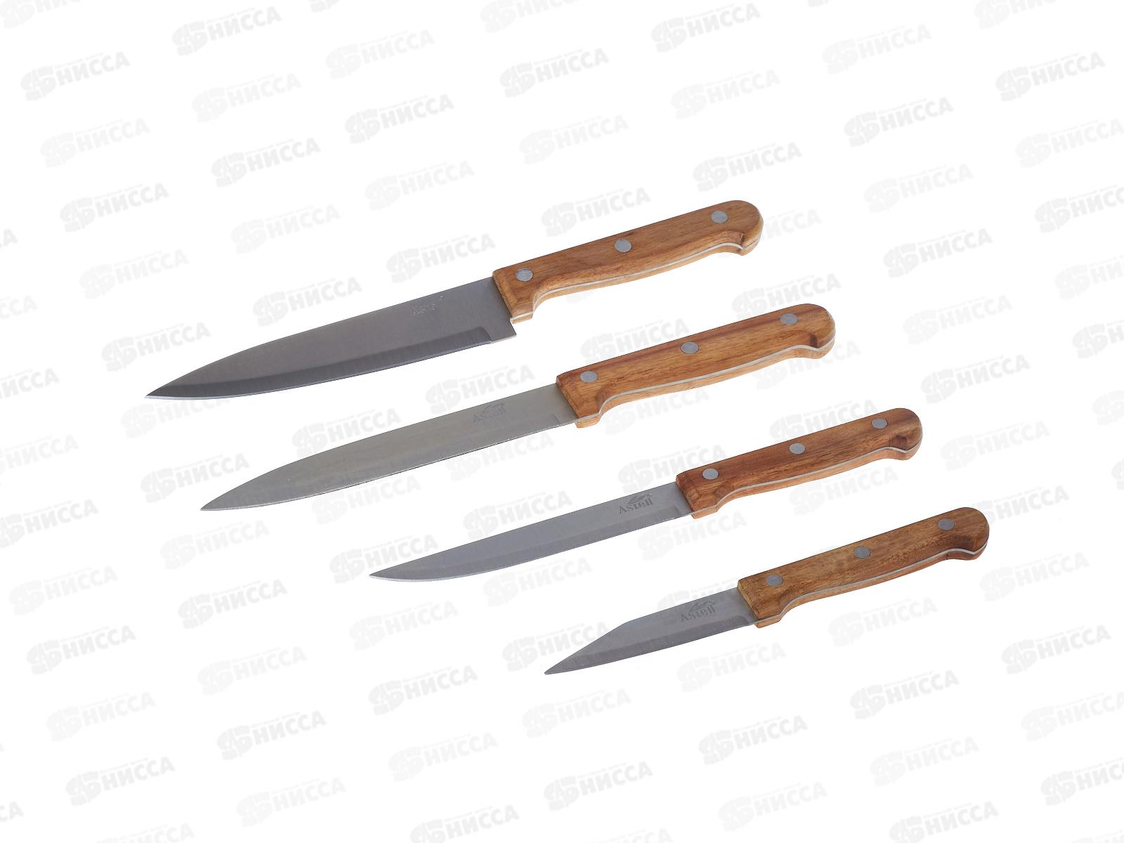 Набор ножей 5пр подствка дерево №2 AST-004-HH-004