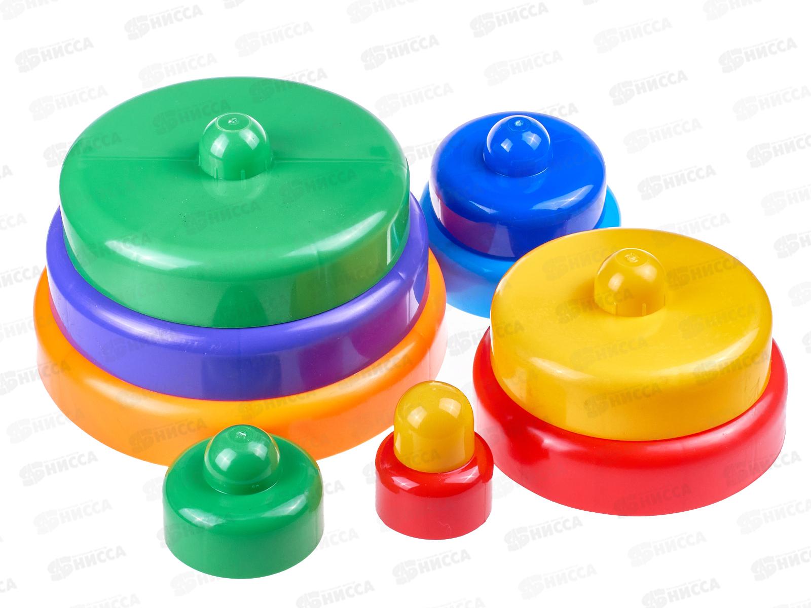 Пирамидка 38см 10 деталей ПИ000130  *6