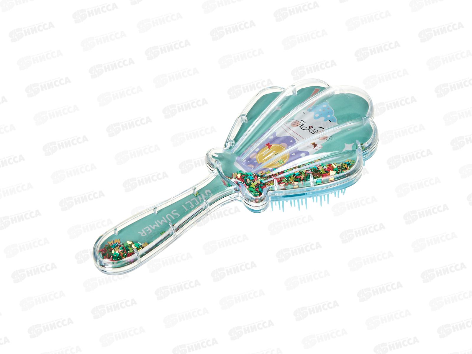 Ameli Расческа тизер Ракушка с блестками 20815 654 *12