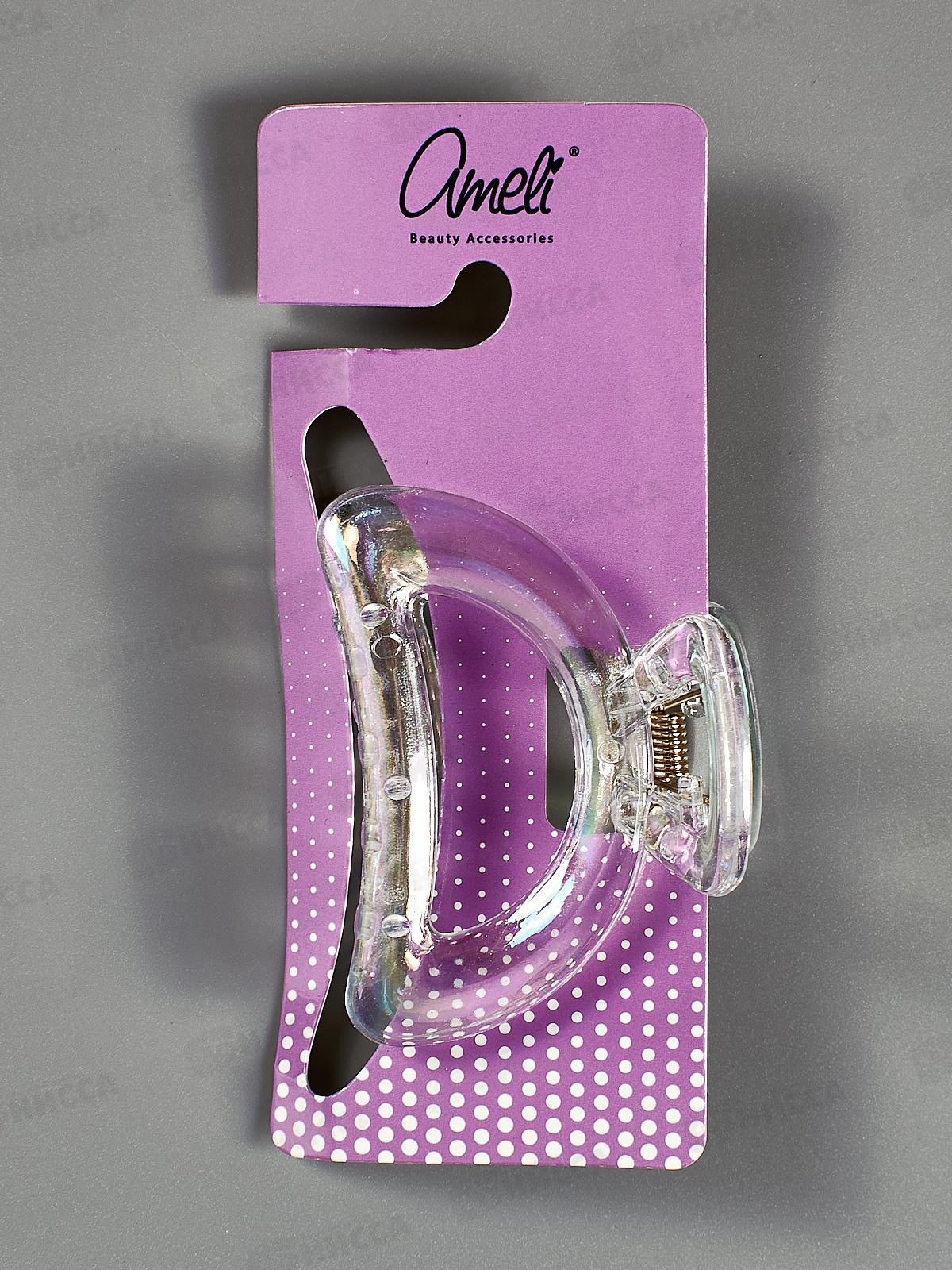 Ameli Краб для волос прозрачный полукруг WHB22232-5 5454