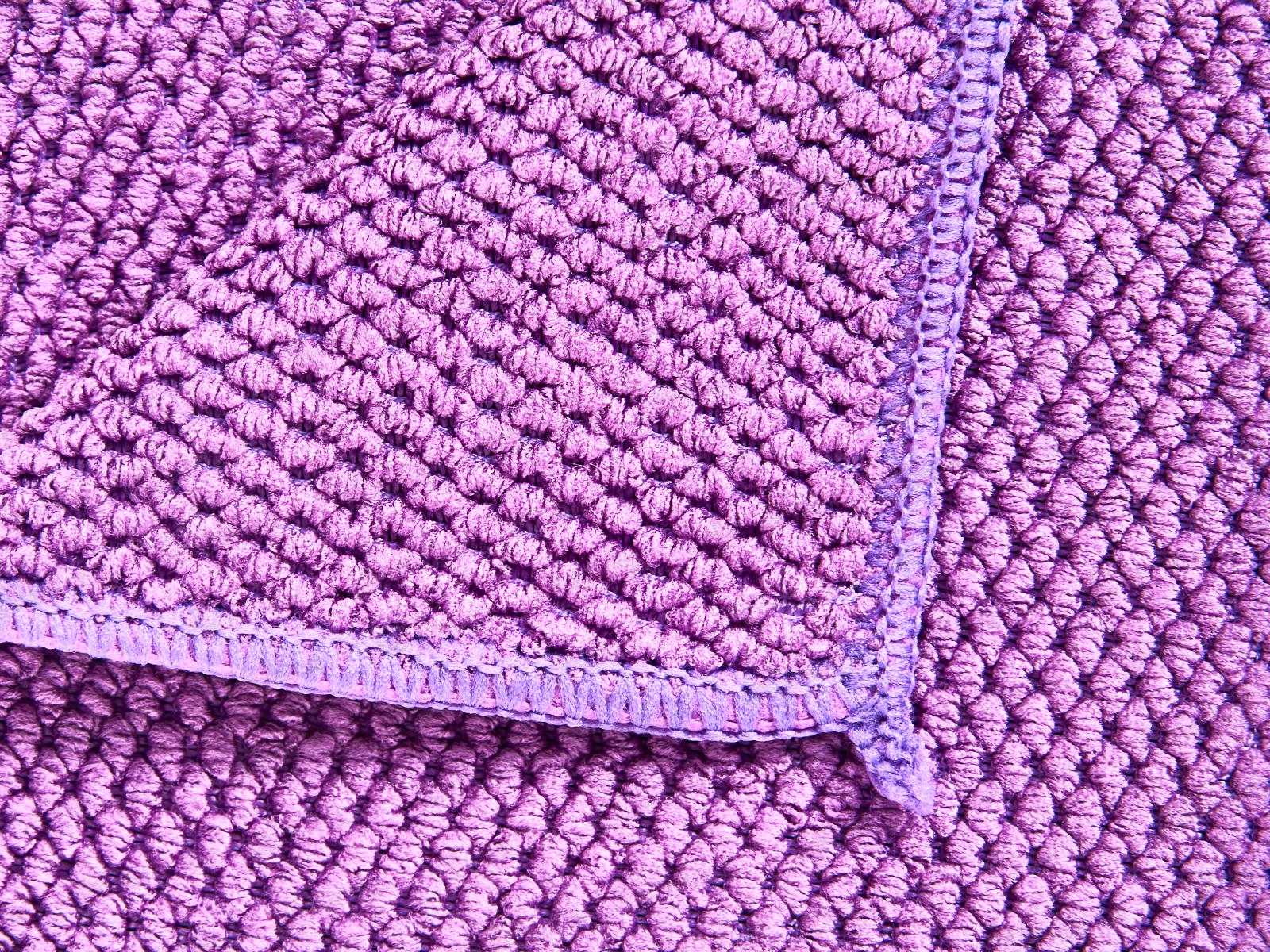 Салфетка HP-CL12V от грязи и жира микрофибра 25*25см Фиолетовый