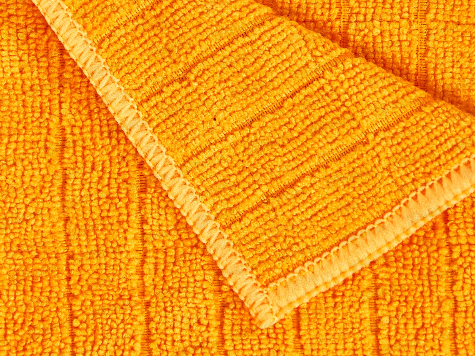 Салфетка HP-CL14A Вафельная микрофибра 30*30см Оранжевый *400