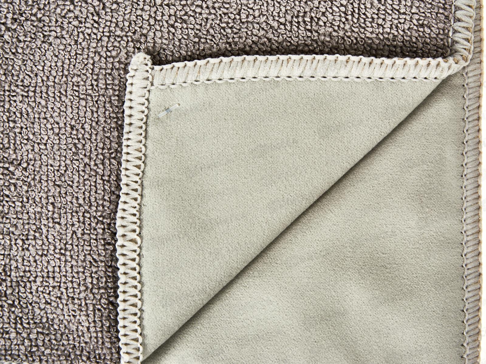 Салфетка HP-CL18G Двухсторонняя микрофибра 23*30см Серый