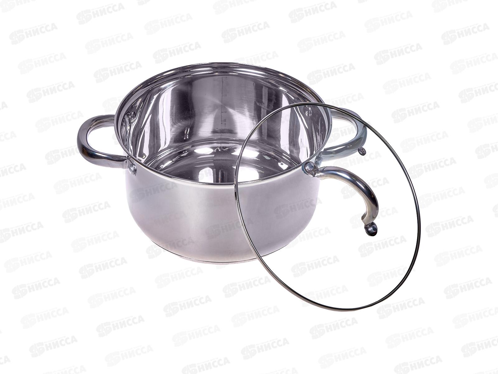 Кастрюля SA-P4022 Ideal 4,7л 22*12,5см нержавейка