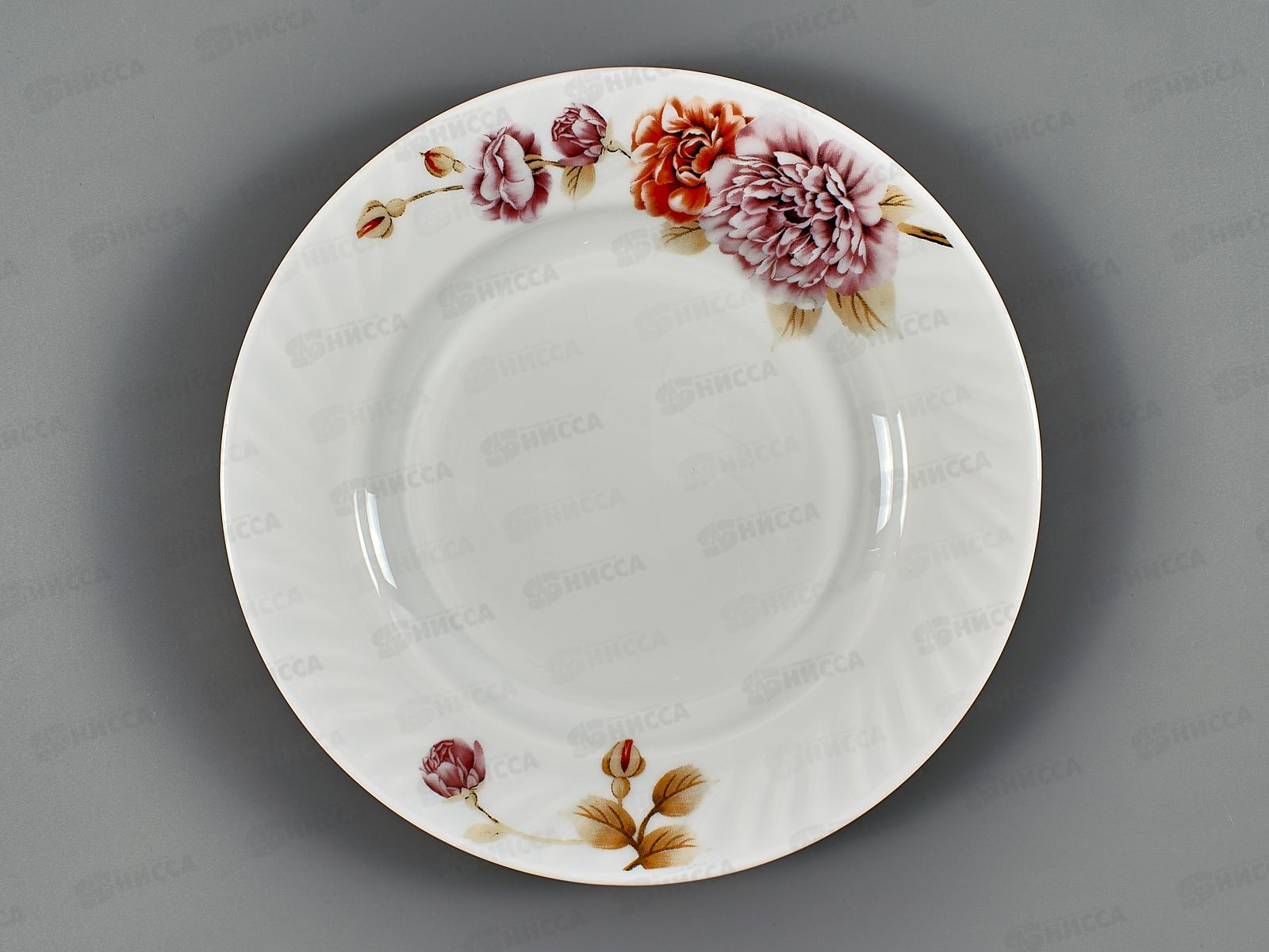 Тарелка плоская HP90-Decal 23см No.60 Пион 206427