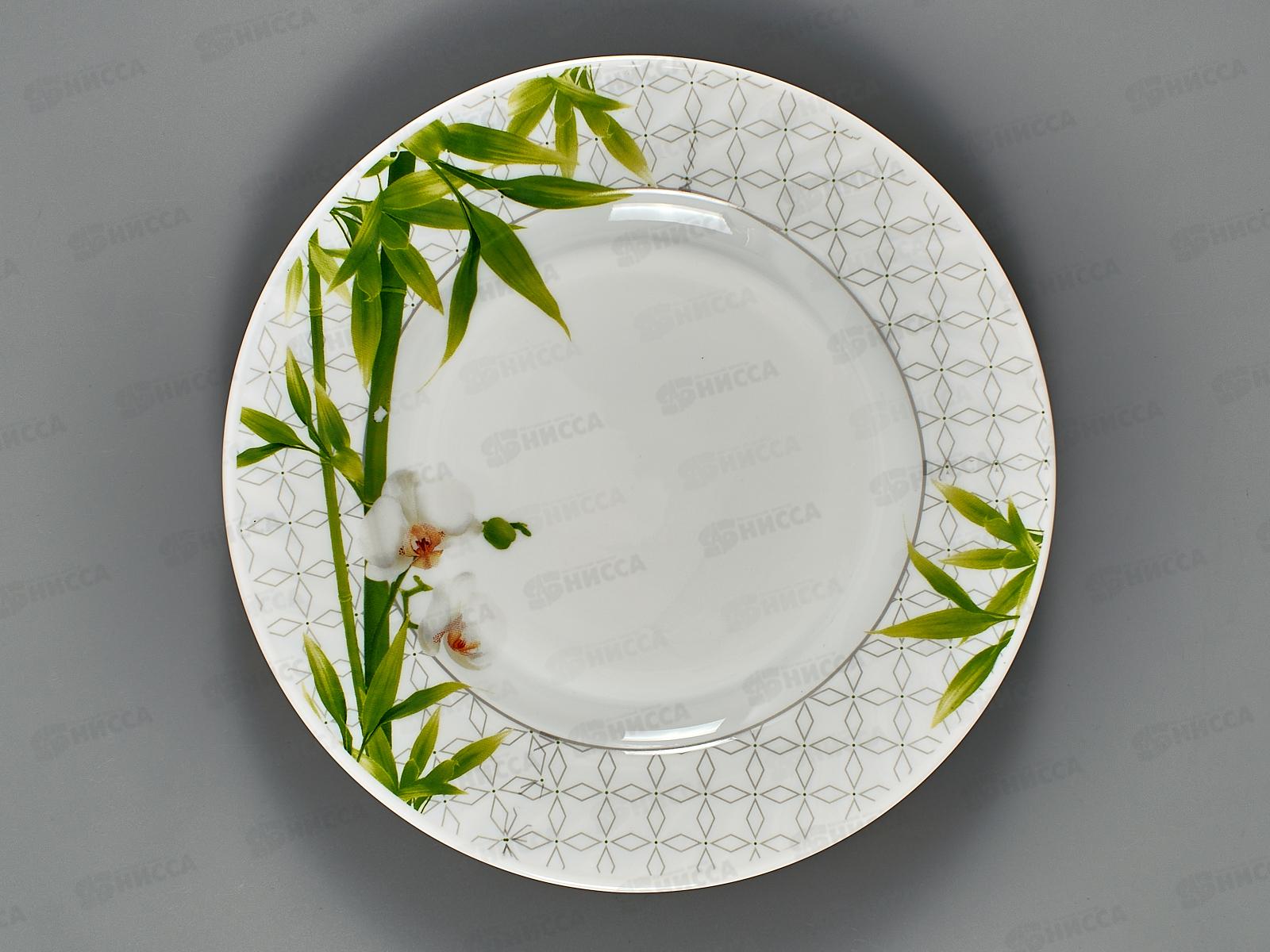 Тарелка плоская HP90-K877 23см Бамбук 145644