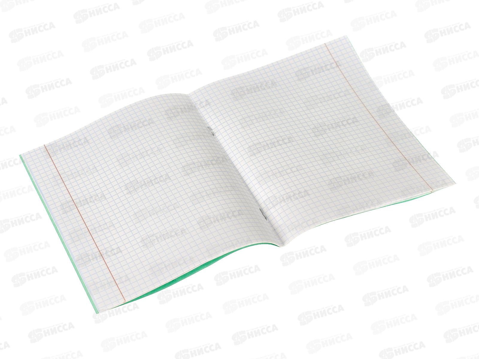 Тетрадь 12листов клетка BG 57422 зел.обл. офсет*240