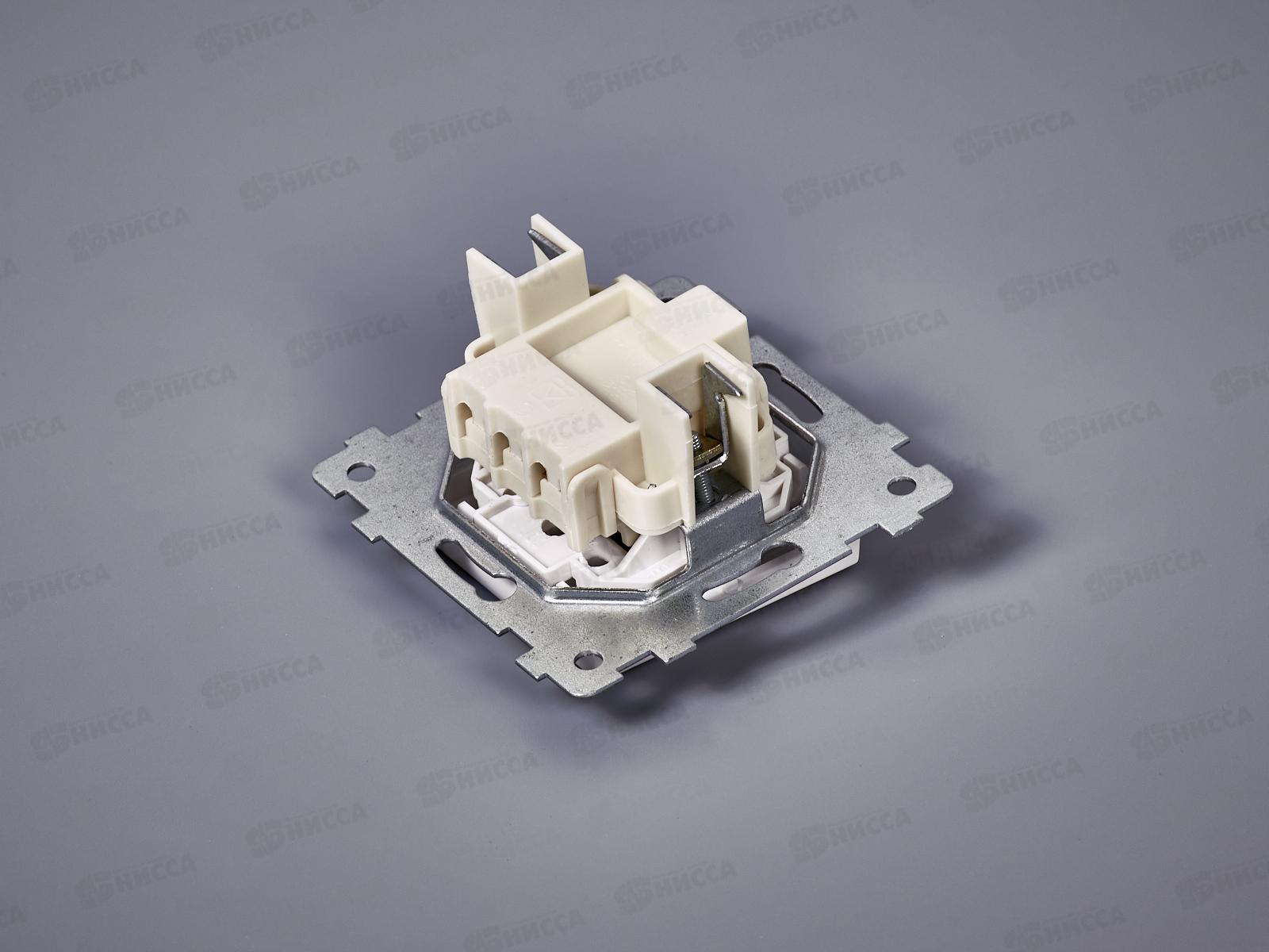 Выключатель механизм &quotАксиома&quot 1-клавиша скрытой установки со светоиндикацией, С110-448 *54