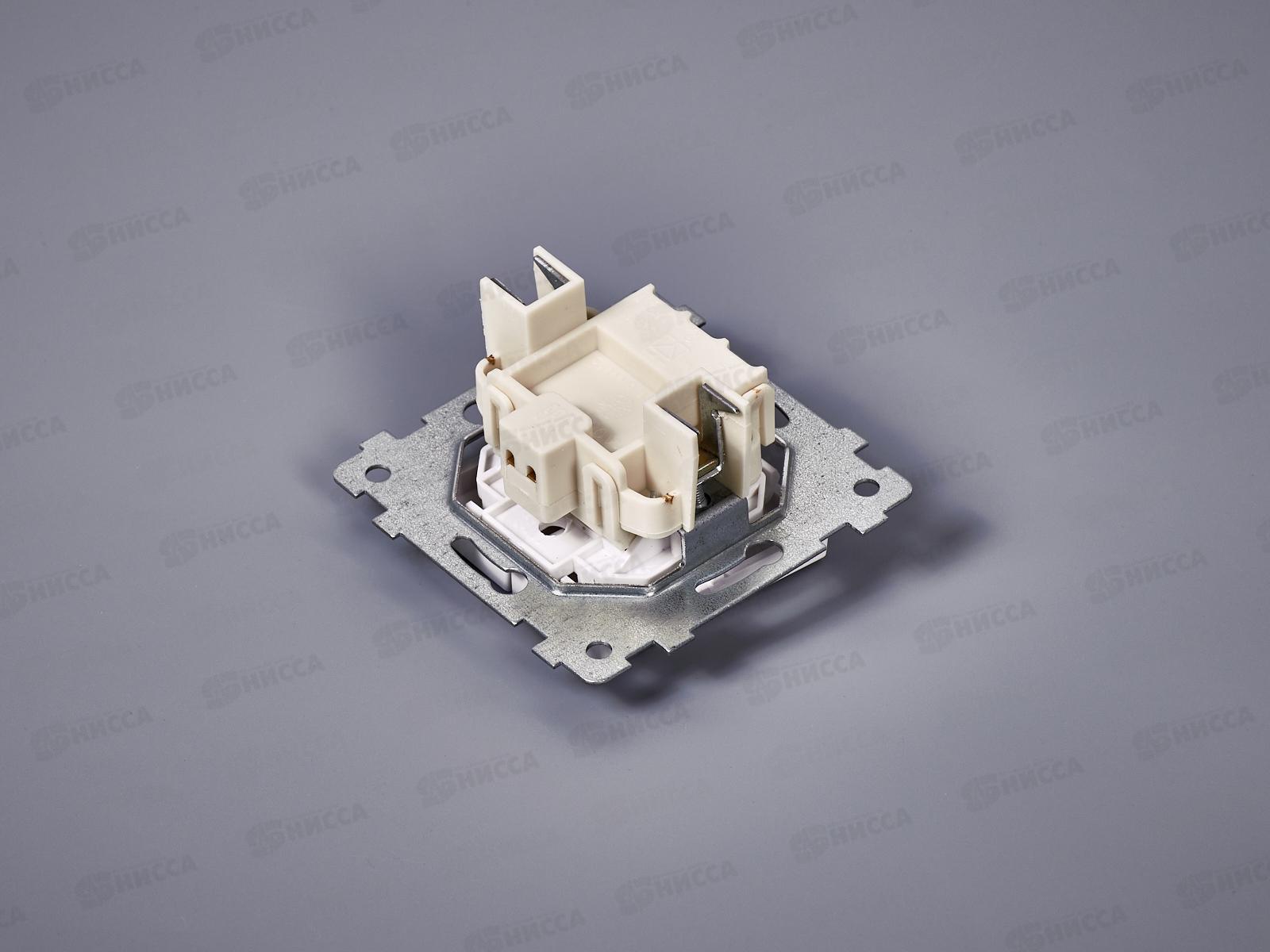 Выключатель механизм &quotАксиома&quot 2-клавиши скрытой установки со светоиндикацией, С510-450 *54