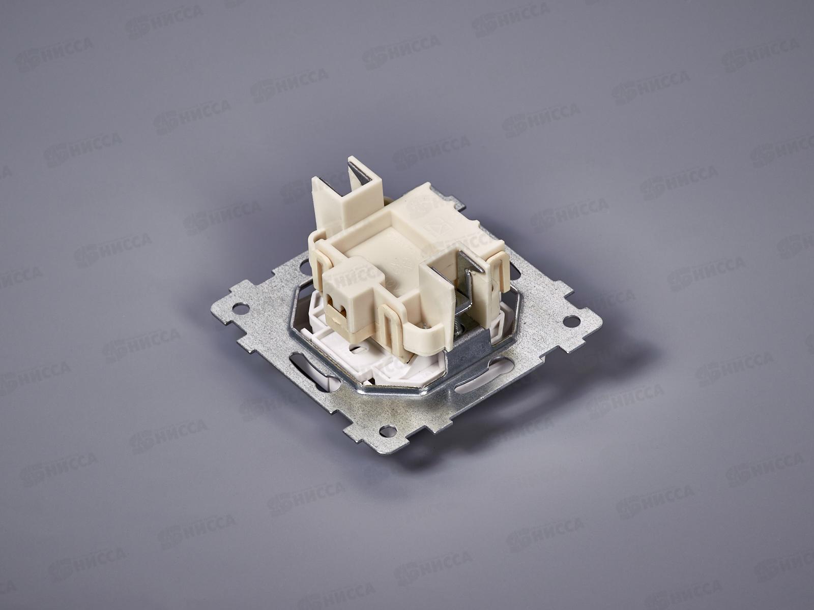 Выключатель механизм &quotМария&quot 2-клавиши скрытой установки со светоиндикацией, С510-440 *54