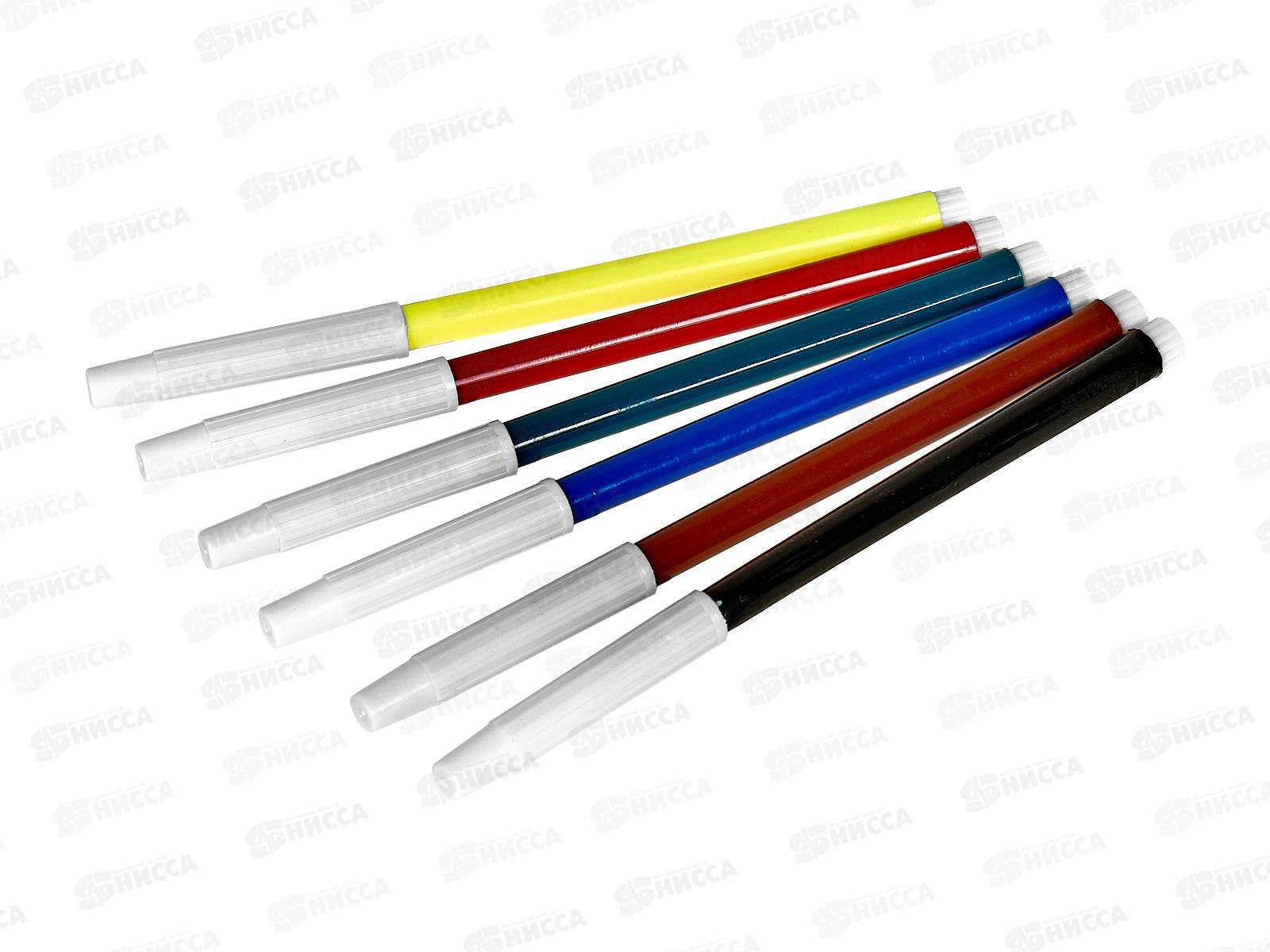 Фломастеры 6 цветов Legend Мультики, невентилируемае колпачки, Ф-8632 на блистере *24