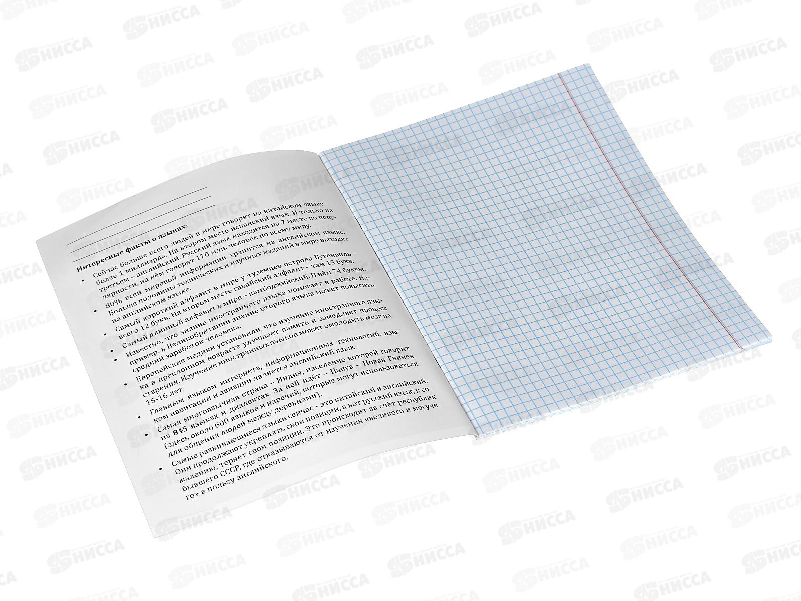 Тетрадь 36листов клетка  Profit &quotГармония&quot Иностранный язык, эконом, Т36-1554 *80