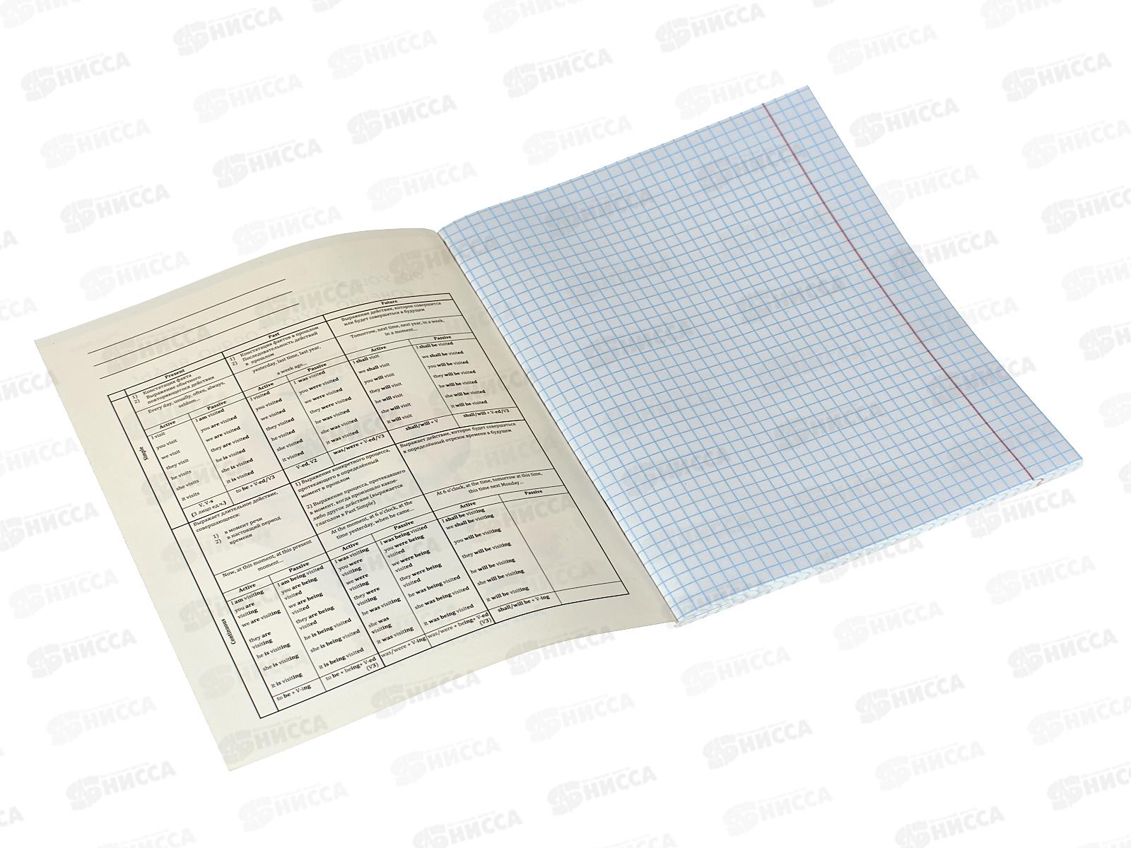 Тетрадь 48л кл. ПП &quotЖил был кот&quot Английский язык, Т48-1444 *10/80