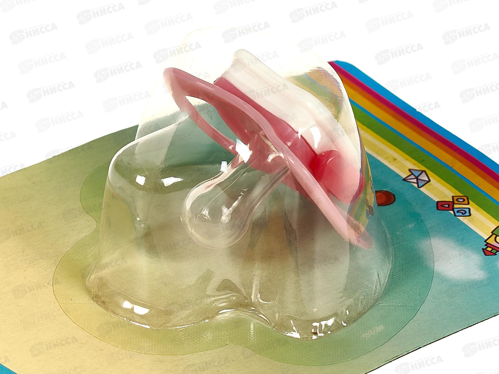 Пустышка силиконовая круглая 0-6 арт 395