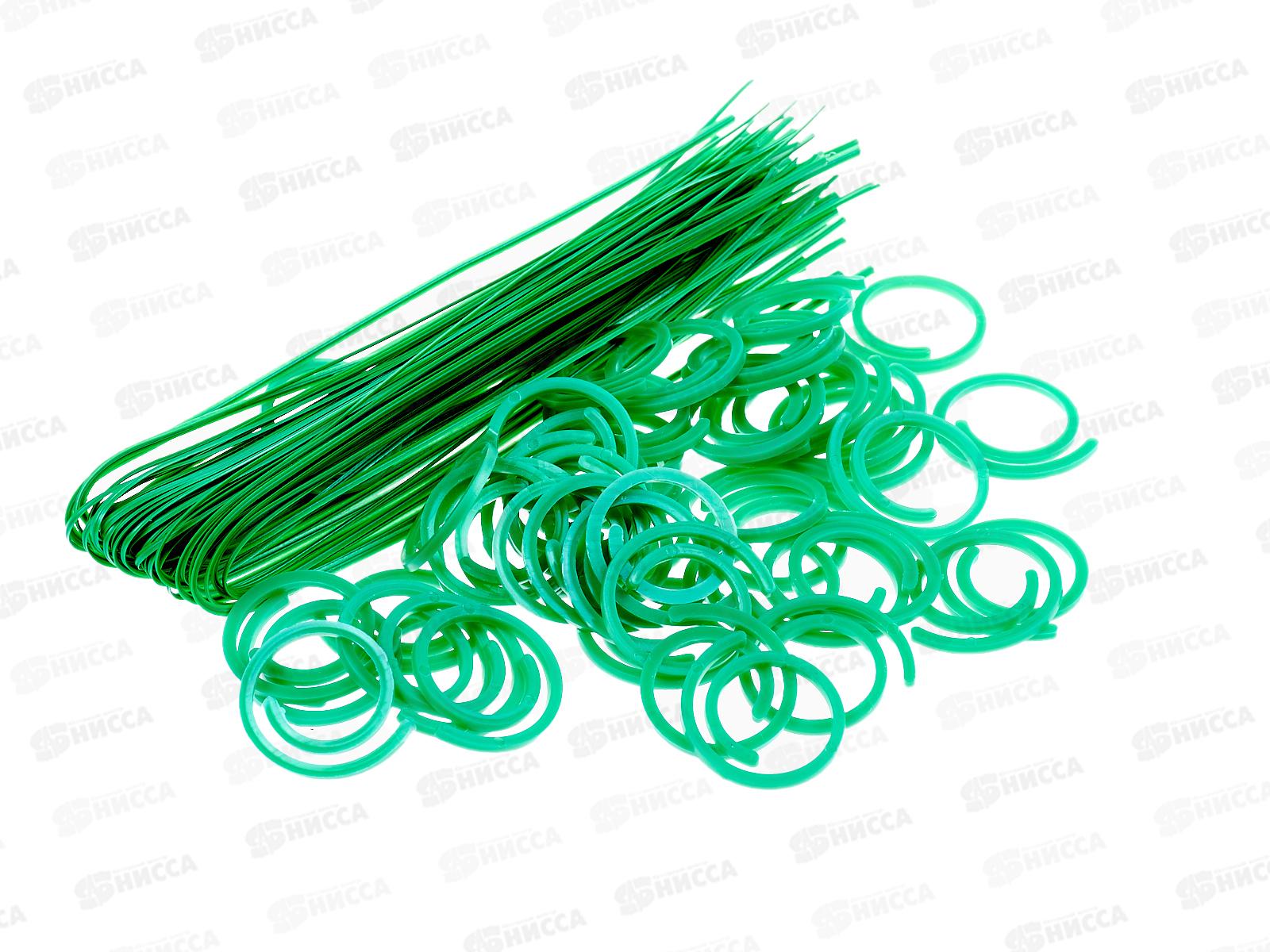 Набор садовый (хомут 28см-50шт, зажим 2,8см 50шт INBLOOM 151-124 г