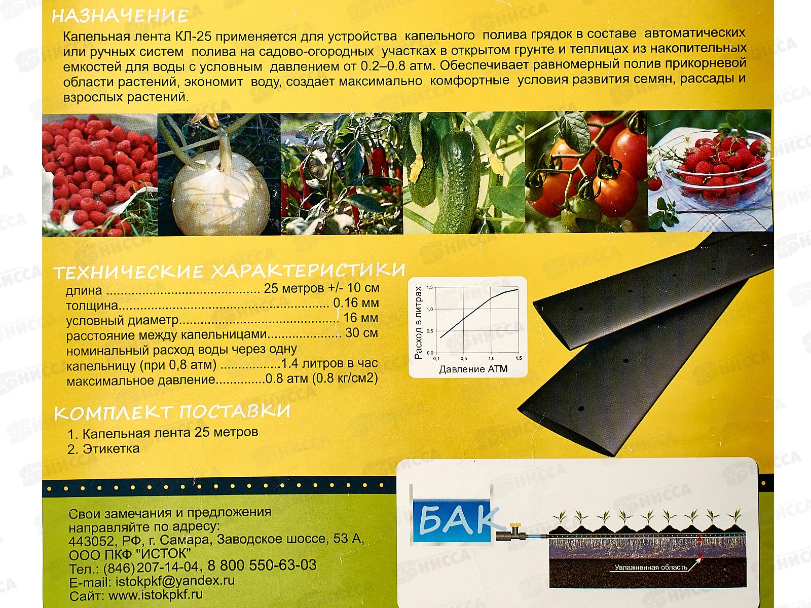 Капельная лента КЛ-25