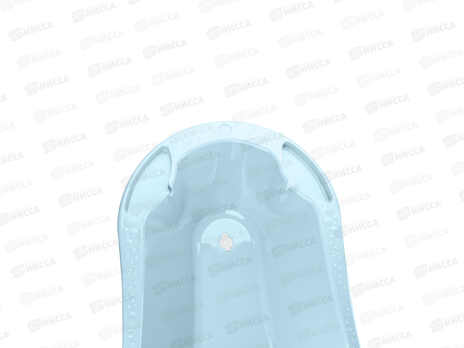 Ванна детская 46л 1000*490*305мм с клапаном Светло-голубой 431301331 *5 БП!!!