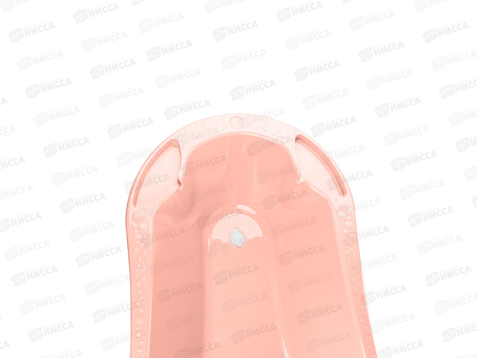 Ванна детская 46л 1000*490*305мм с клапаном Светло-розовый 431301333 *5 БП!!!!