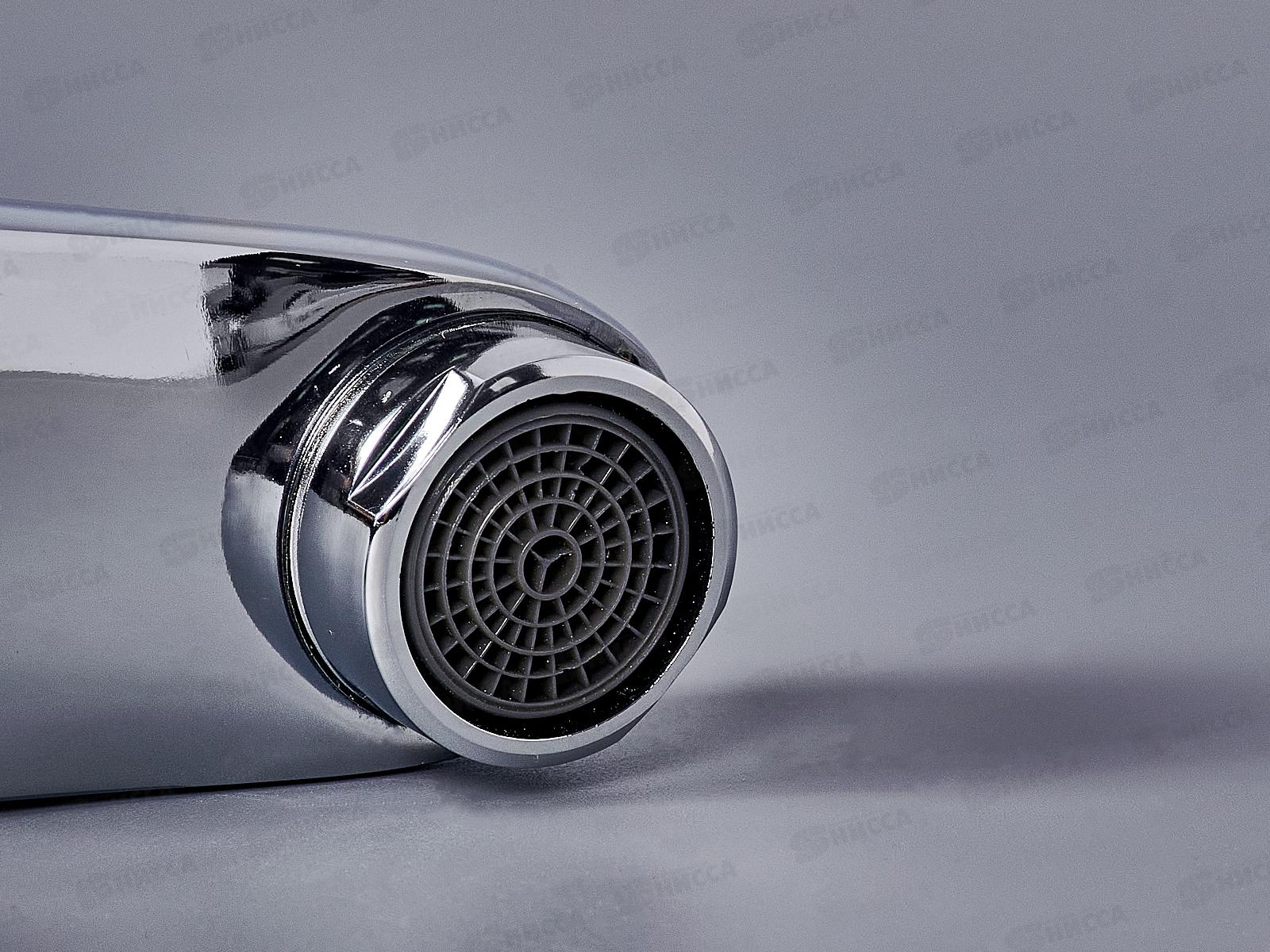 Смеситель для умывальника SOLONE картридж d40 шпилька, LUN1-A031  *10