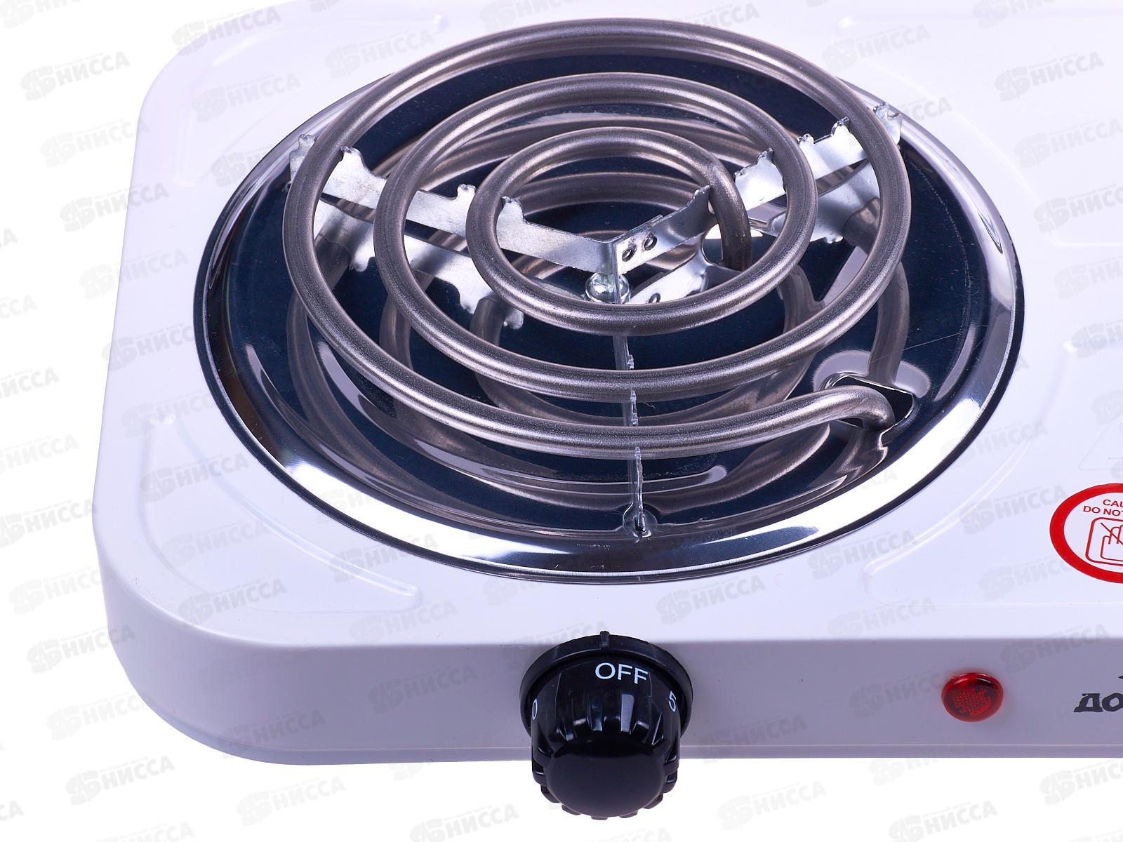 Плита электрическая DO-2212W 2 конфорки 1,5+1кВт белая тен Добрыня