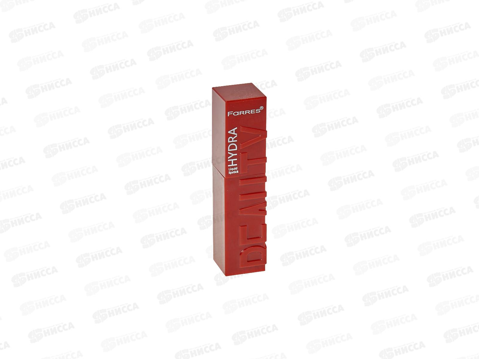 Farres Помада жидкая для губ увлажняющая 7046-06 Классический красный *6