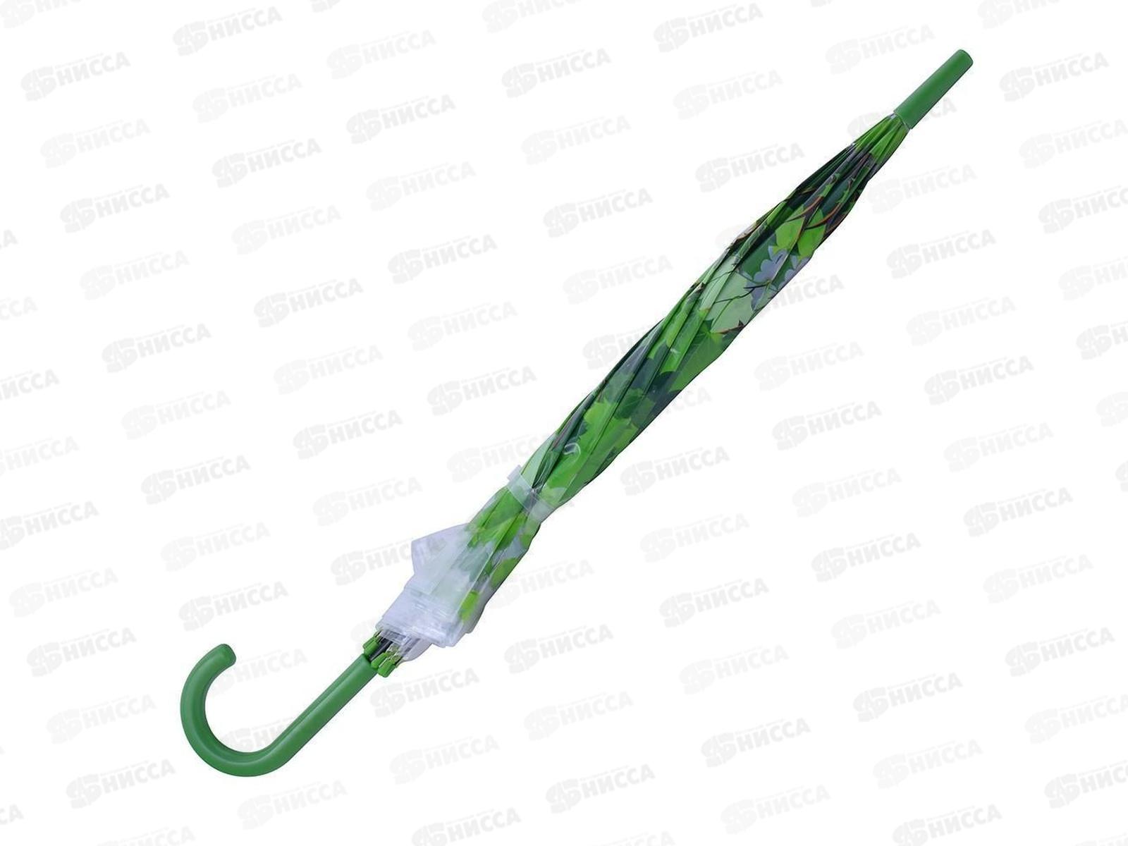 Зонт Листья полуавтомат D80см FX24-12