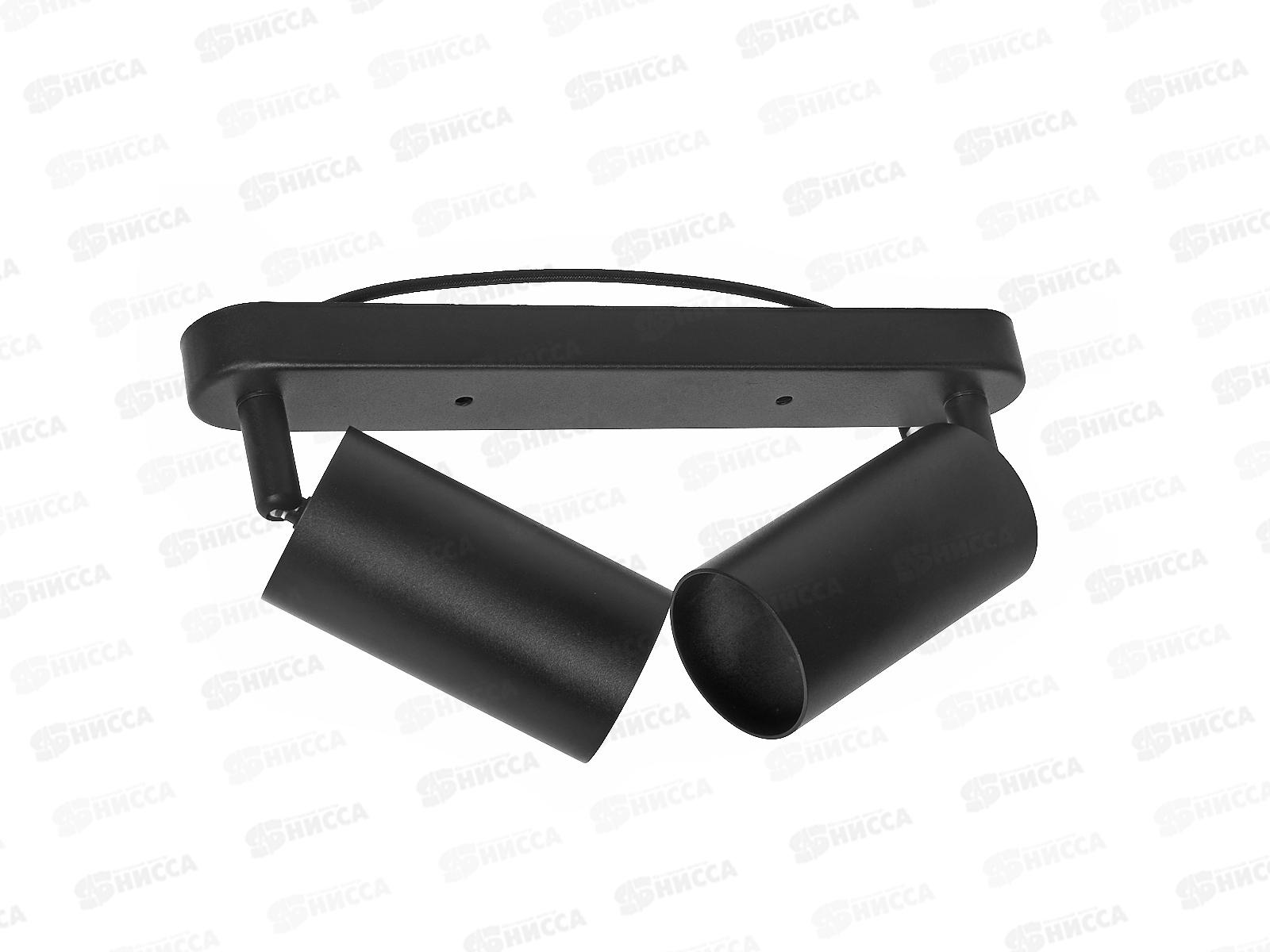 Светильник накладной ARTON поворотный цилиндр 260*55*160мм 2*GU10 алюминий черный, 59934