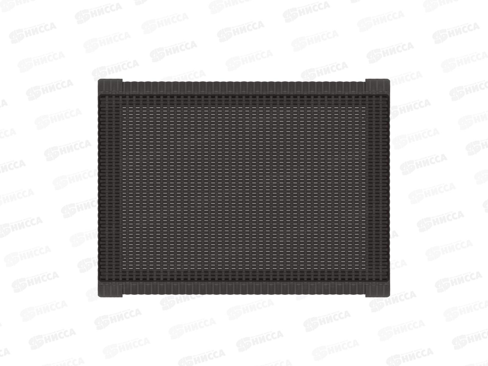 Стол &quotРотанг-плюс&quot 765*570*420мм мокко М8841 *1