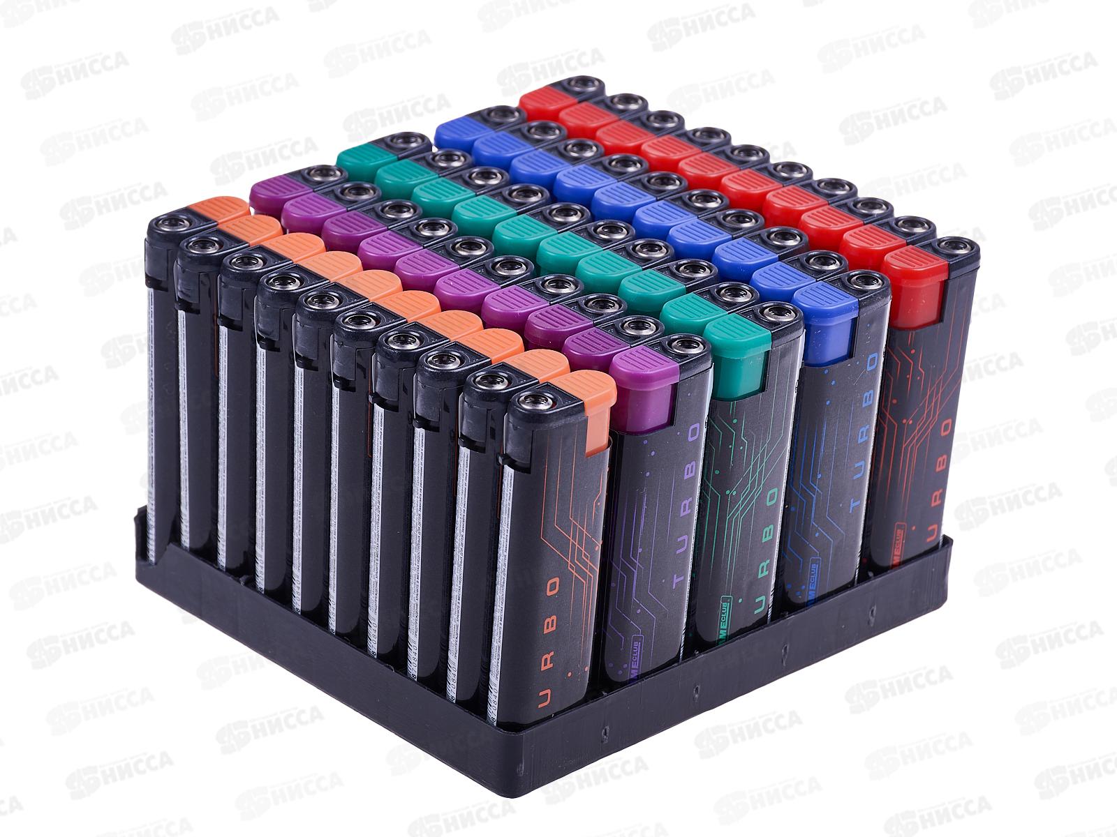 Зажигалка Flameclub P-03 TURBO 3 многоразовая 13903 *50