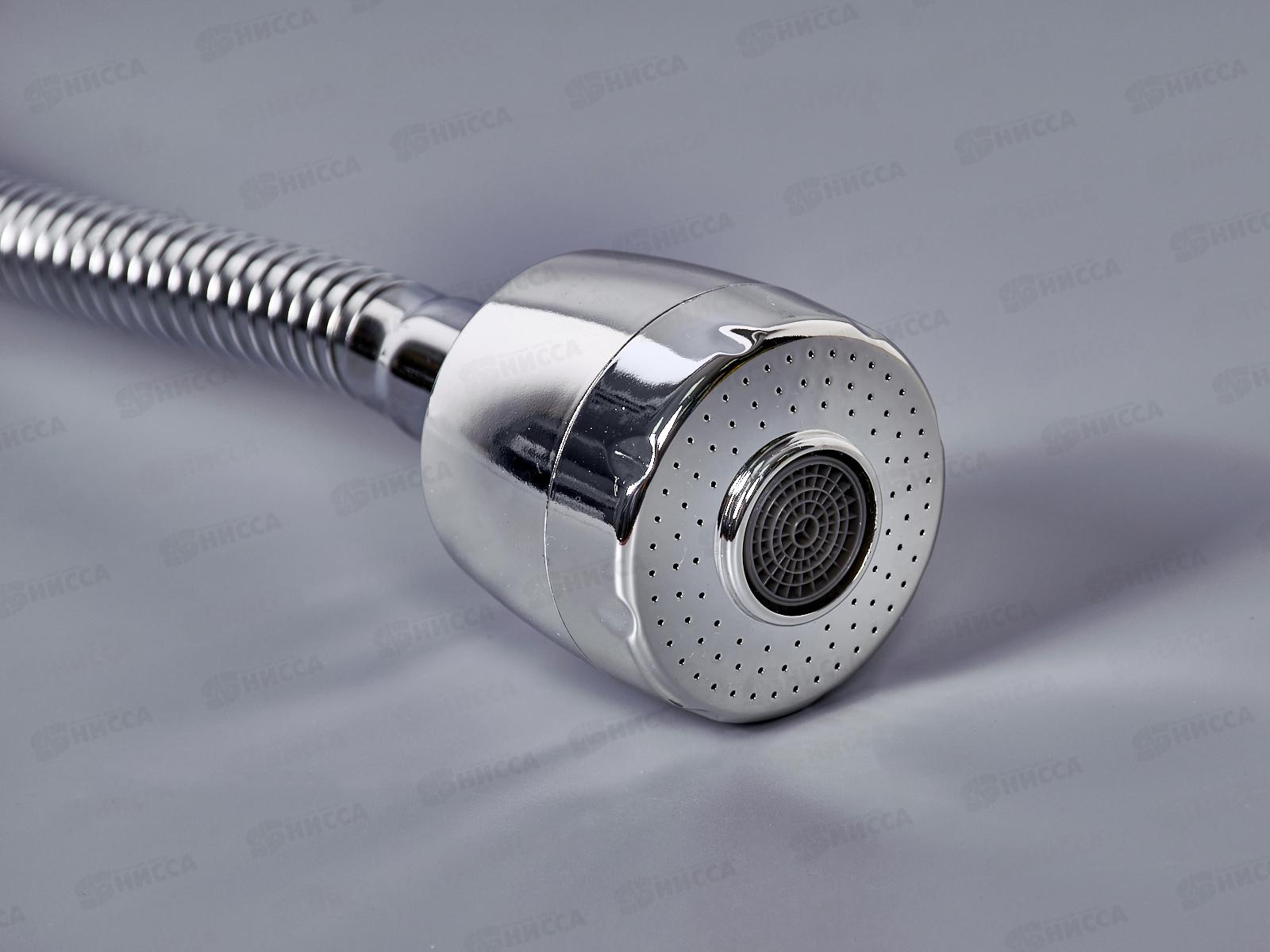 Смеситель для кухни с гибким изливом, хром, EM4304-3