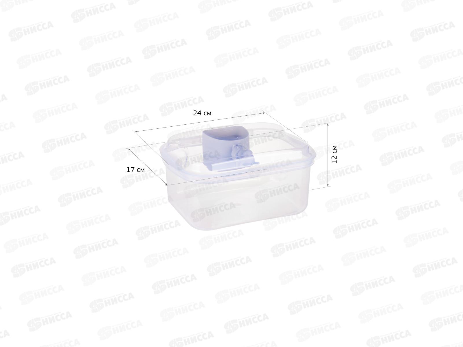 Контейнер для муки 2,3л Прозрачный М1182 *8