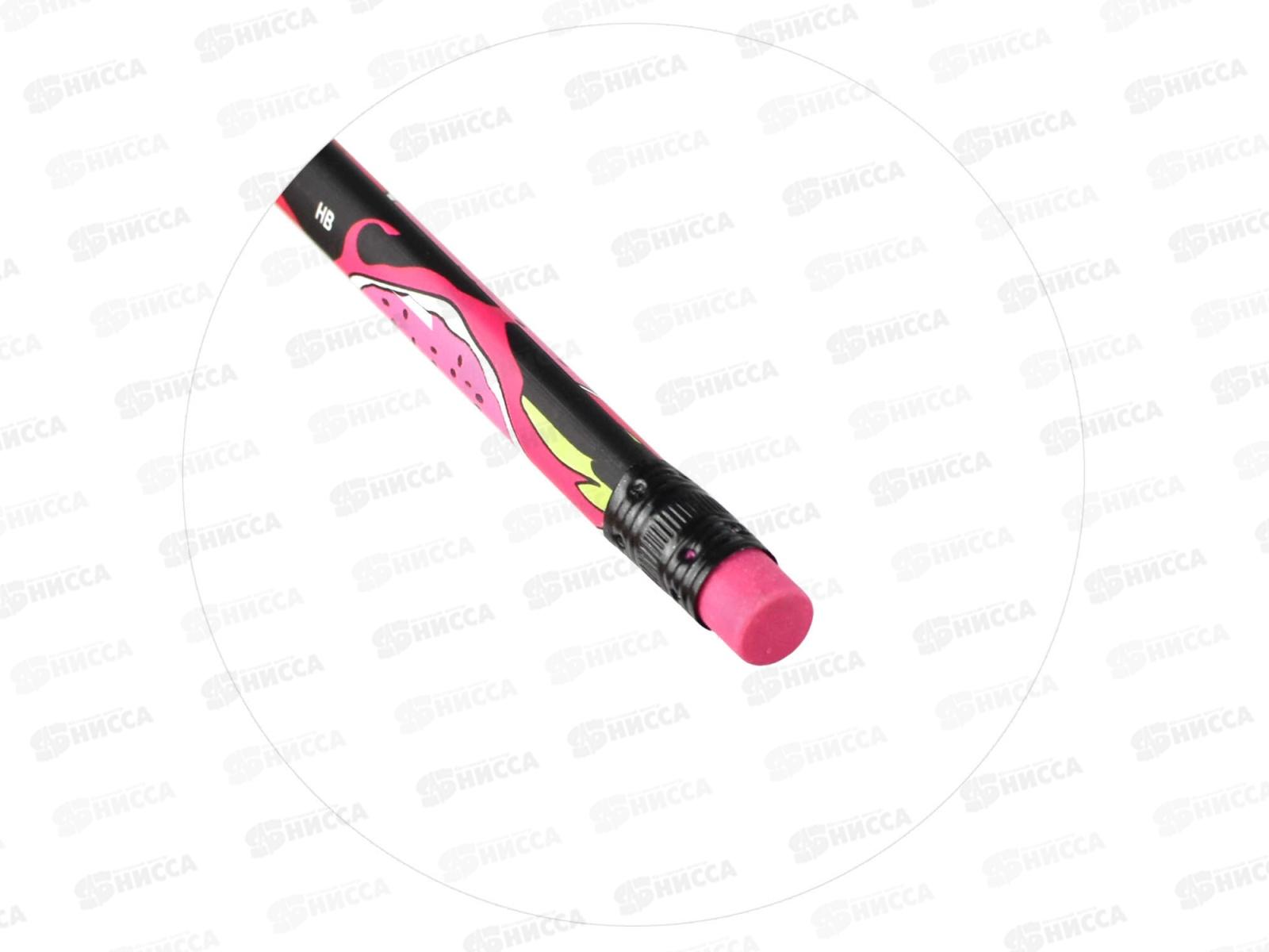 Карандаш чернографитный ФЕН Тропические фрукты ассорти HB 63682 *36